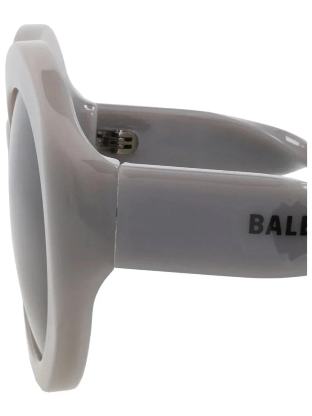 New Balenciaga Women's Sunglasses Round Oval Acetate Frame Grey Grey Grey